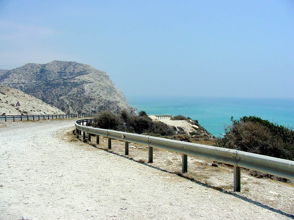Scenic view from a coast road in Cyprus