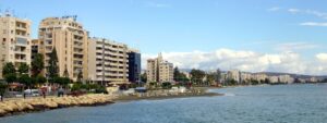 Limassol, Cyprus seafront and city skyline