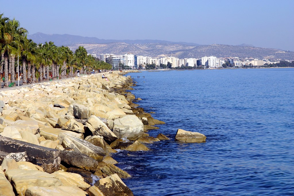 Limassol, Cyprus seafront and city, healthcare and living in Cyprus