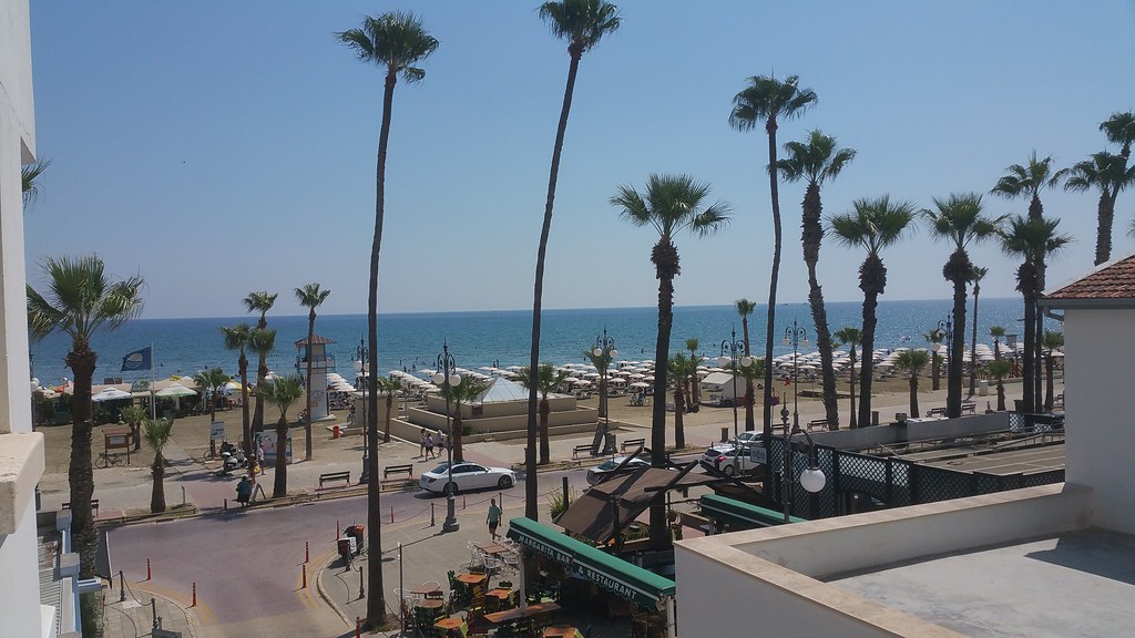 Larnaca, a coastal town in Cyprus