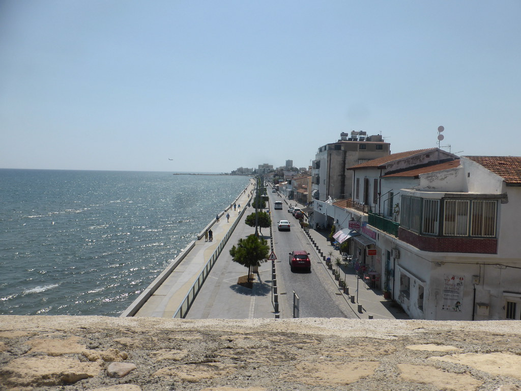 Street scene in Larnaca, Cyprus