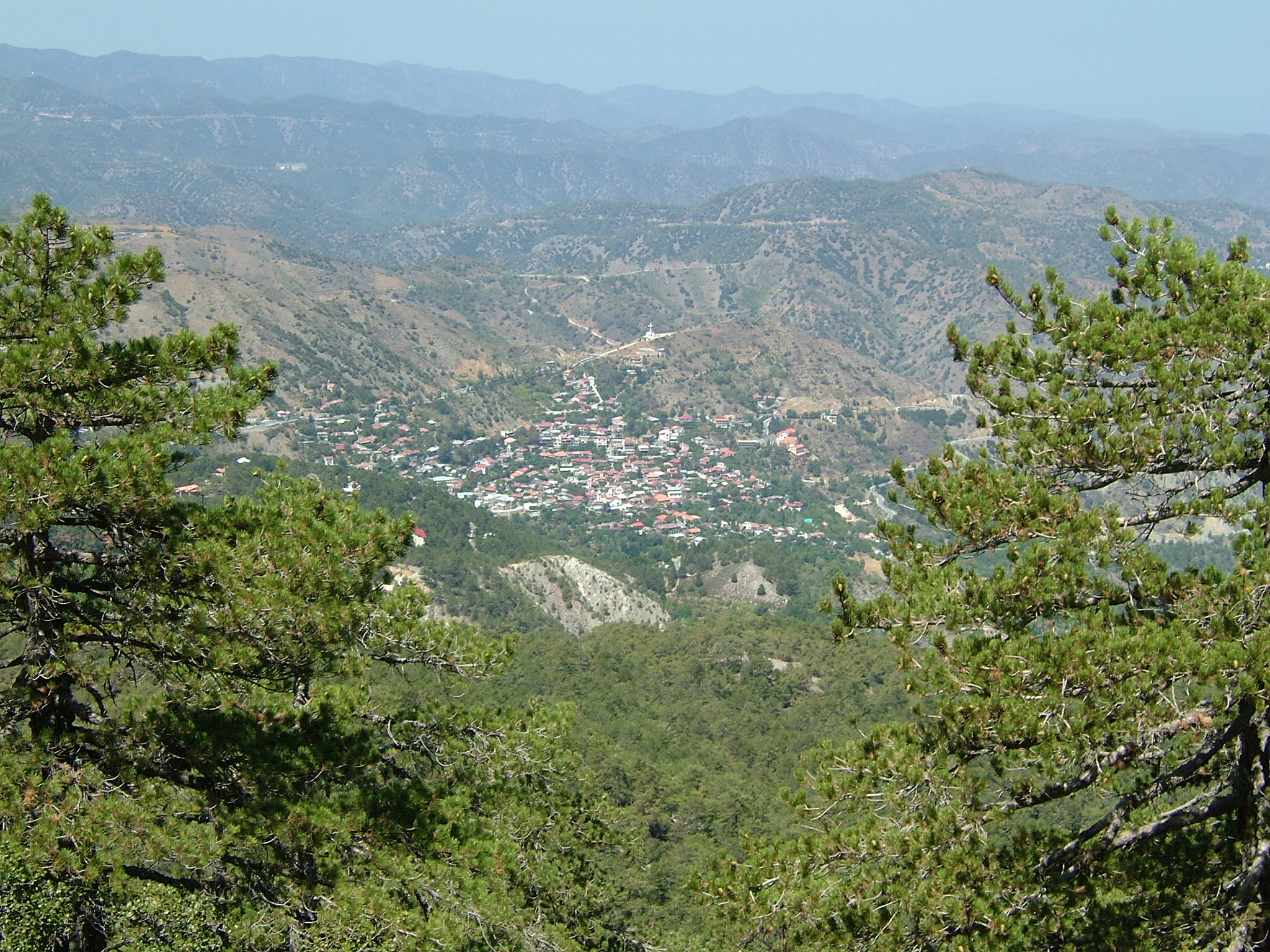Pedoulas mountain wine village in the Troodos, Cyprus